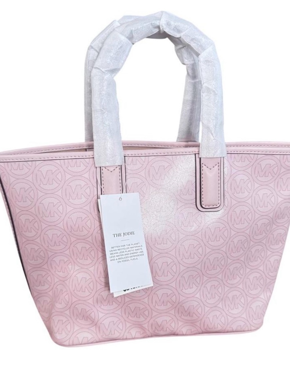 Michael Kors Pink Logo Tote Bag The Jodie
